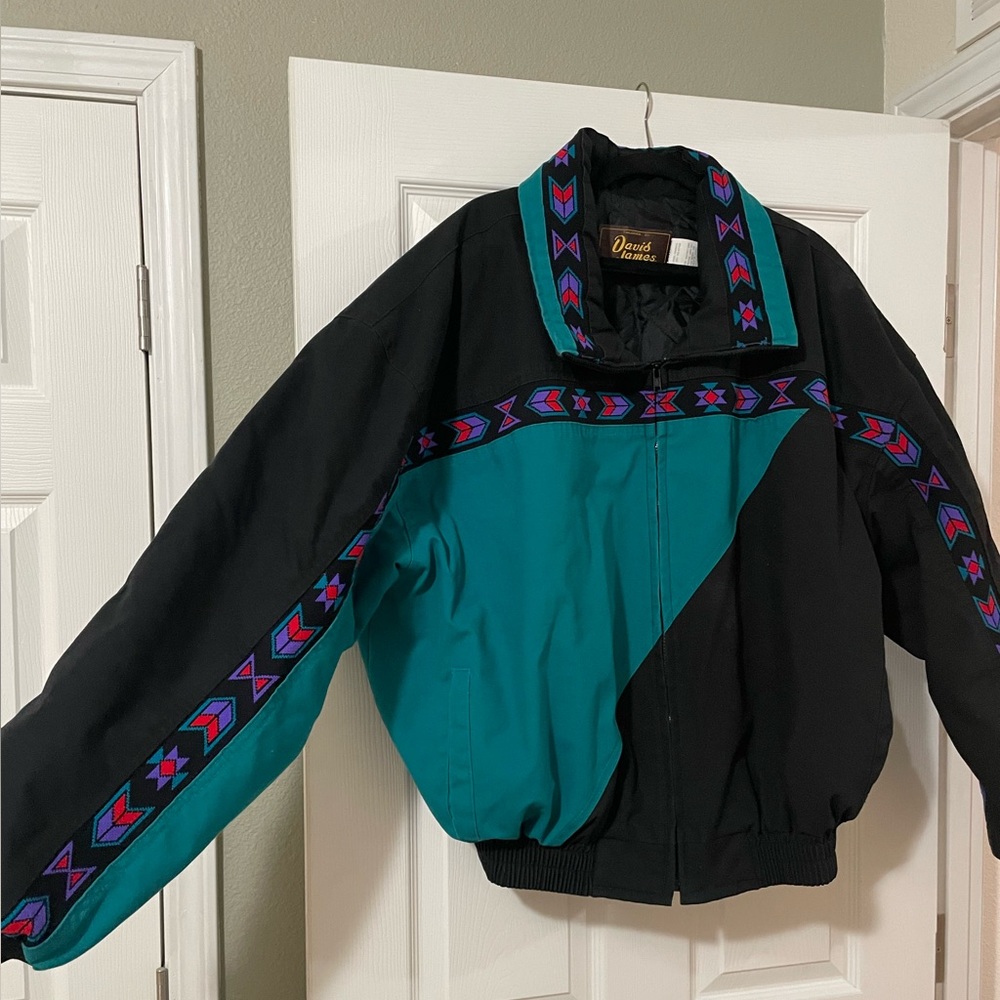 Vintage David James Western Bomber Jacket